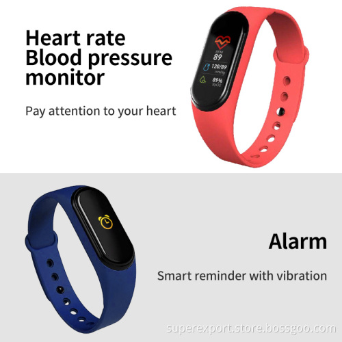 Hot Sell Smartband Bracelet Sleep Monitor Fitness Tracker M4 Sport Smart Bracelet Band